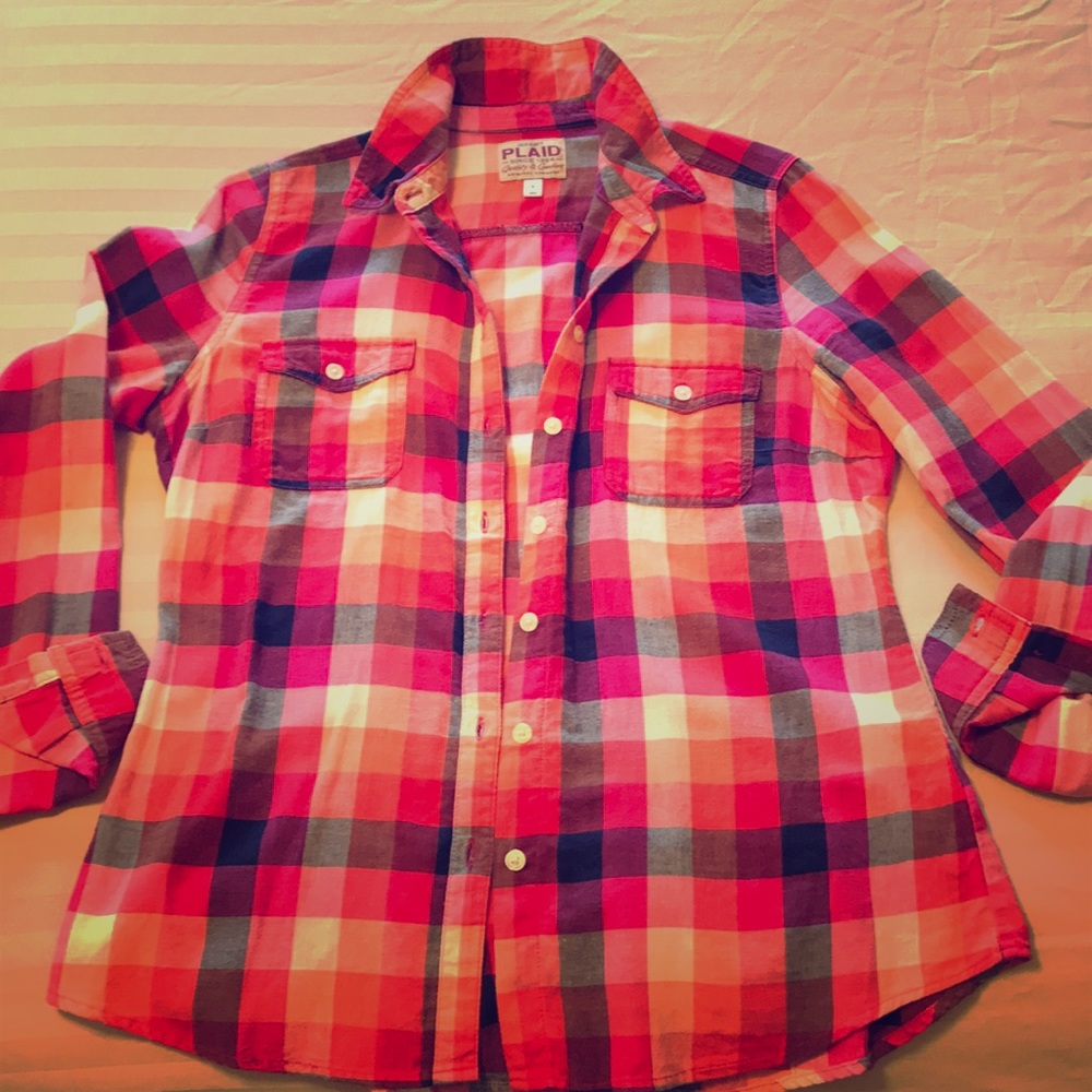 Plaid Button-Down